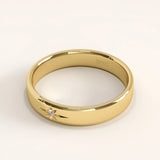 14k Gold Northstar Vermeil Ring