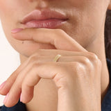 14k Gold Rope Band Vermeil Ring