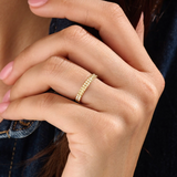 14k Gold Square Band Vermeil Ring