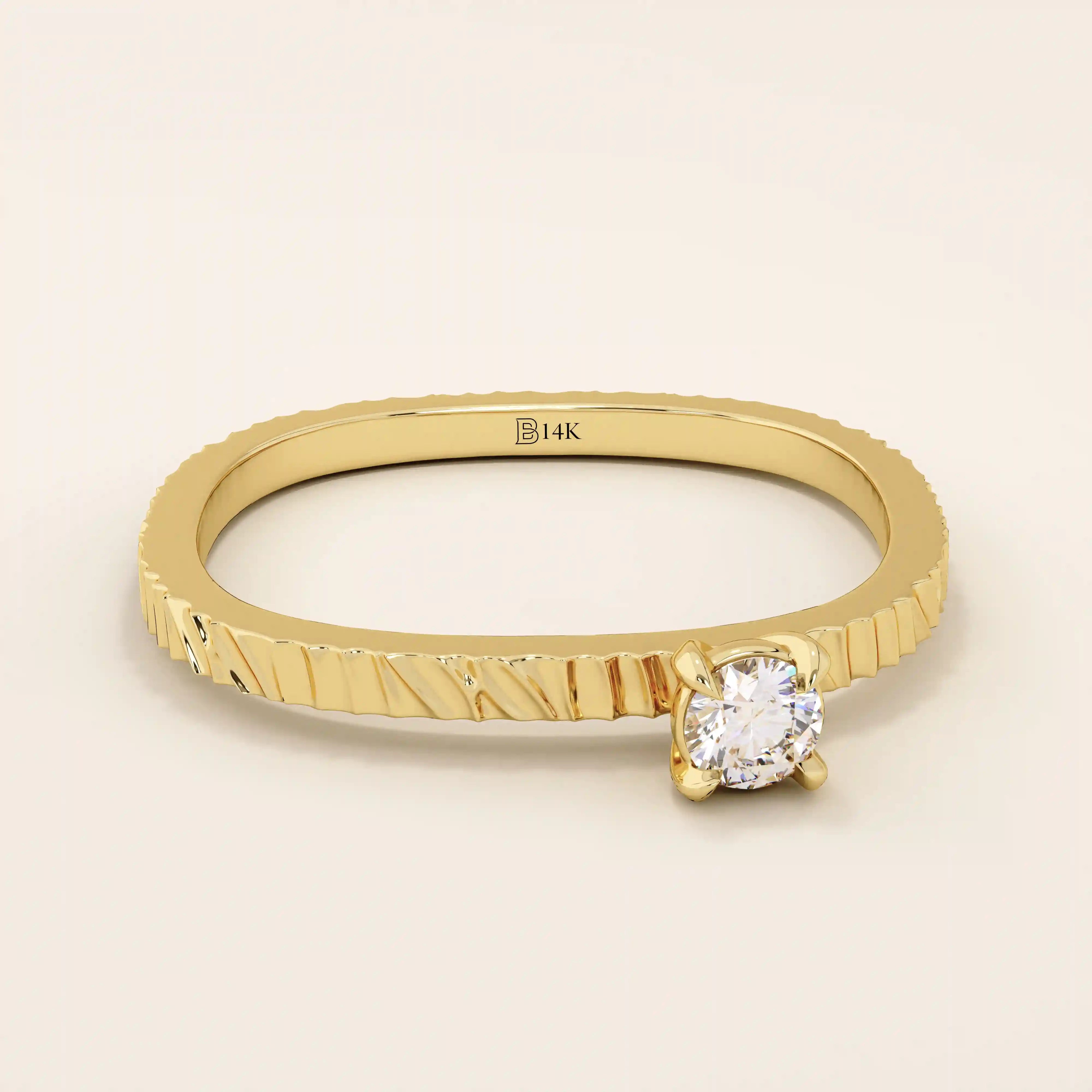 Moissanite Promise Ring for Women - BRENNMORE
