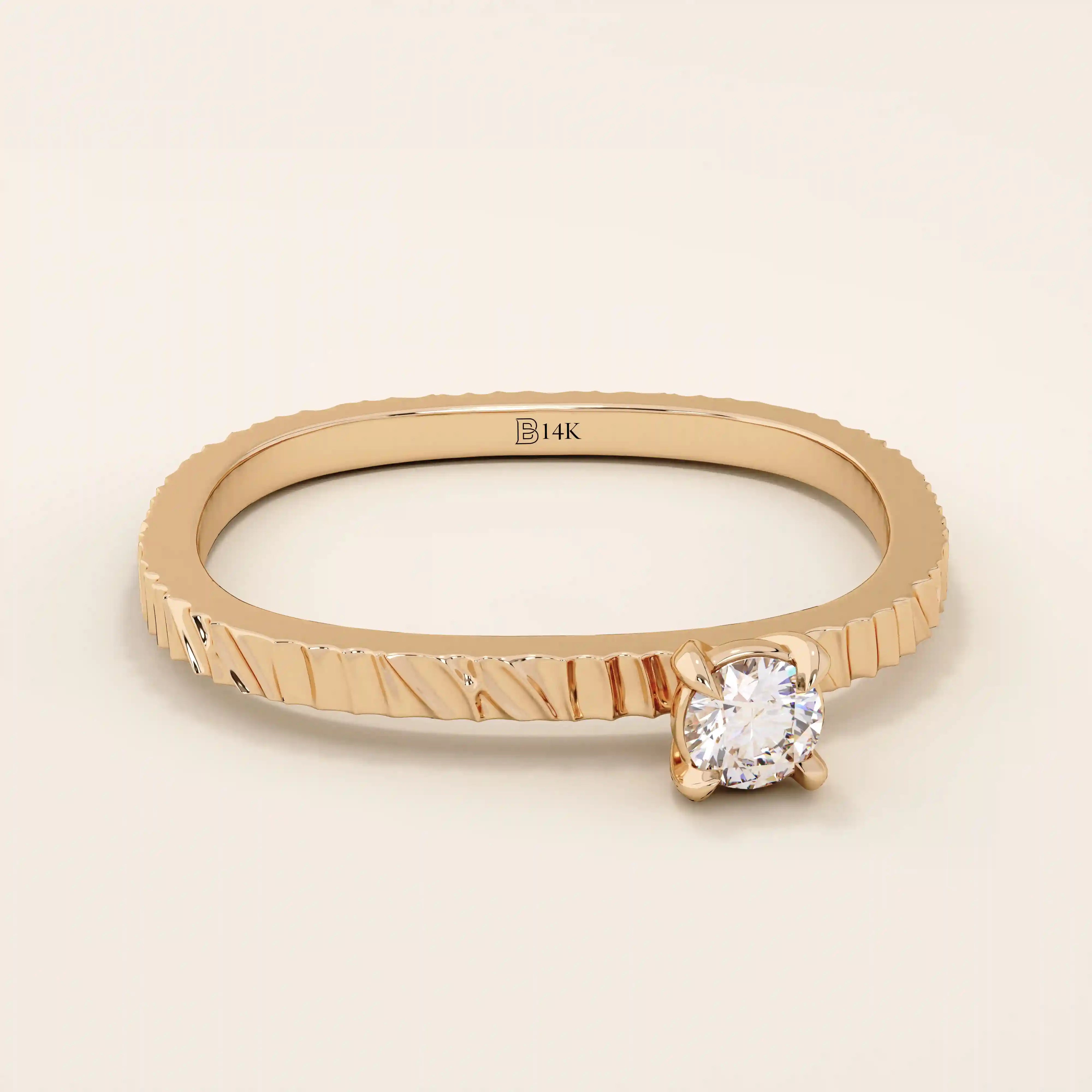 Moissanite Promise Ring for Women - BRENNMORE