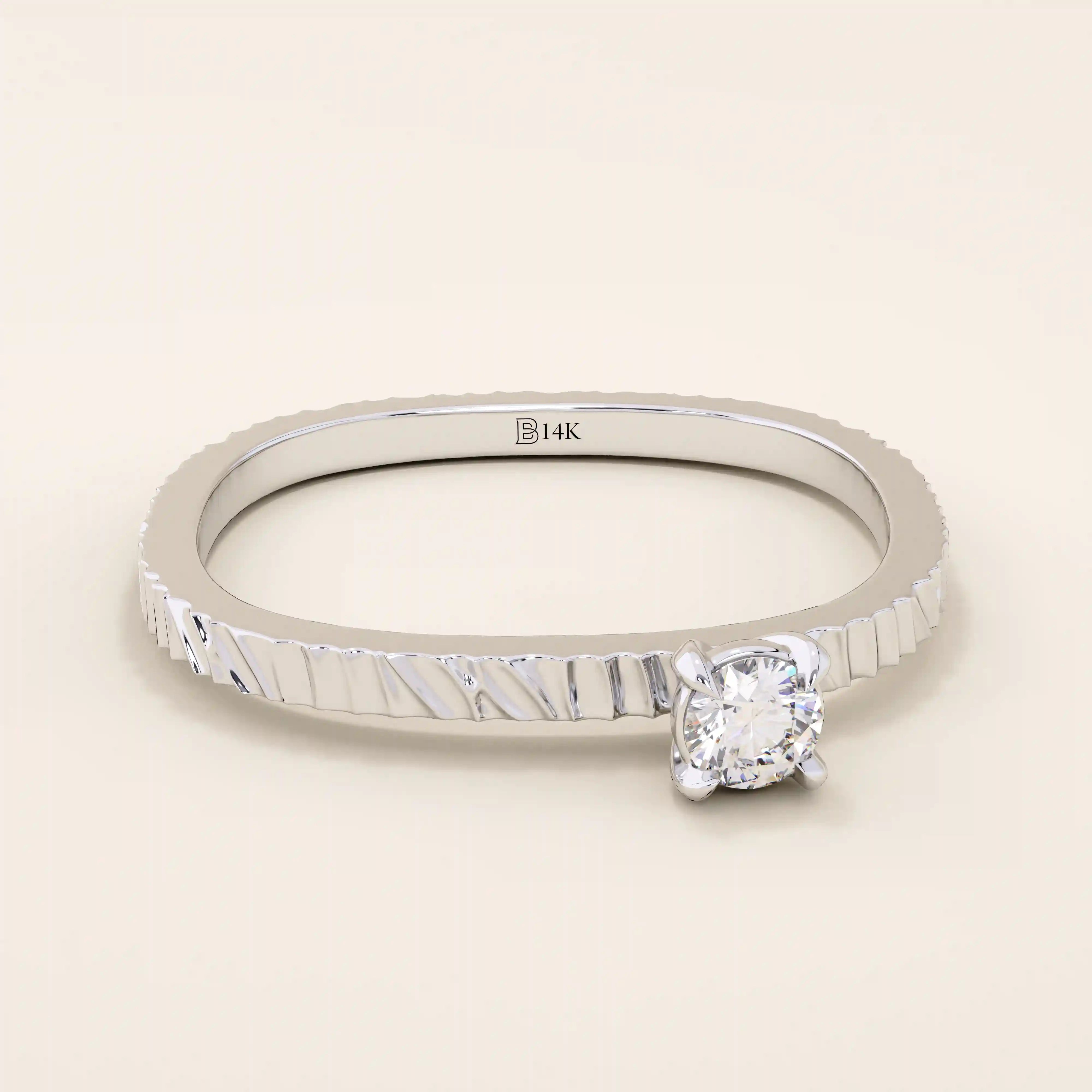 Moissanite Promise Ring for Women - BRENNMORE