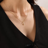 Unique Solo 14k Gold Vermeil Necklace