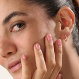 14k Gold Vermeil Rectangle Hoop Earrings