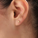 Vermeil Star Stud Earrings