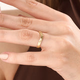 Curve Band 14k Gold Vermeil Ring