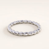 Twisted Rope 14k Gold Vermeil Ring