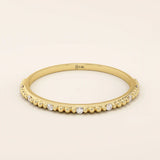 Ultra thin 14k solid gold stacking ring with a delicate beaded band texture. Minimalist and perfect for layering.