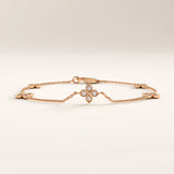 Clover 14k Gold Vermeil Bracelet