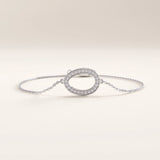 14k Gold Pave Geometric Vermeil Bracelet