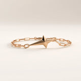 14k Gold Cross Vermeil Bracelet