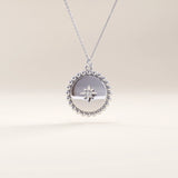 14k Gold Beaded Coin Vermeil Necklace