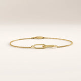 14k Gold Interlocked Vermeil Bracelet