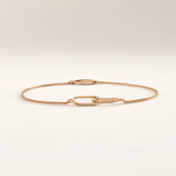 14k Gold Interlocked Vermeil Bracelet