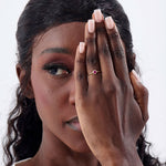 Bezel Ruby Heart Ring for Women - BRENNMORE