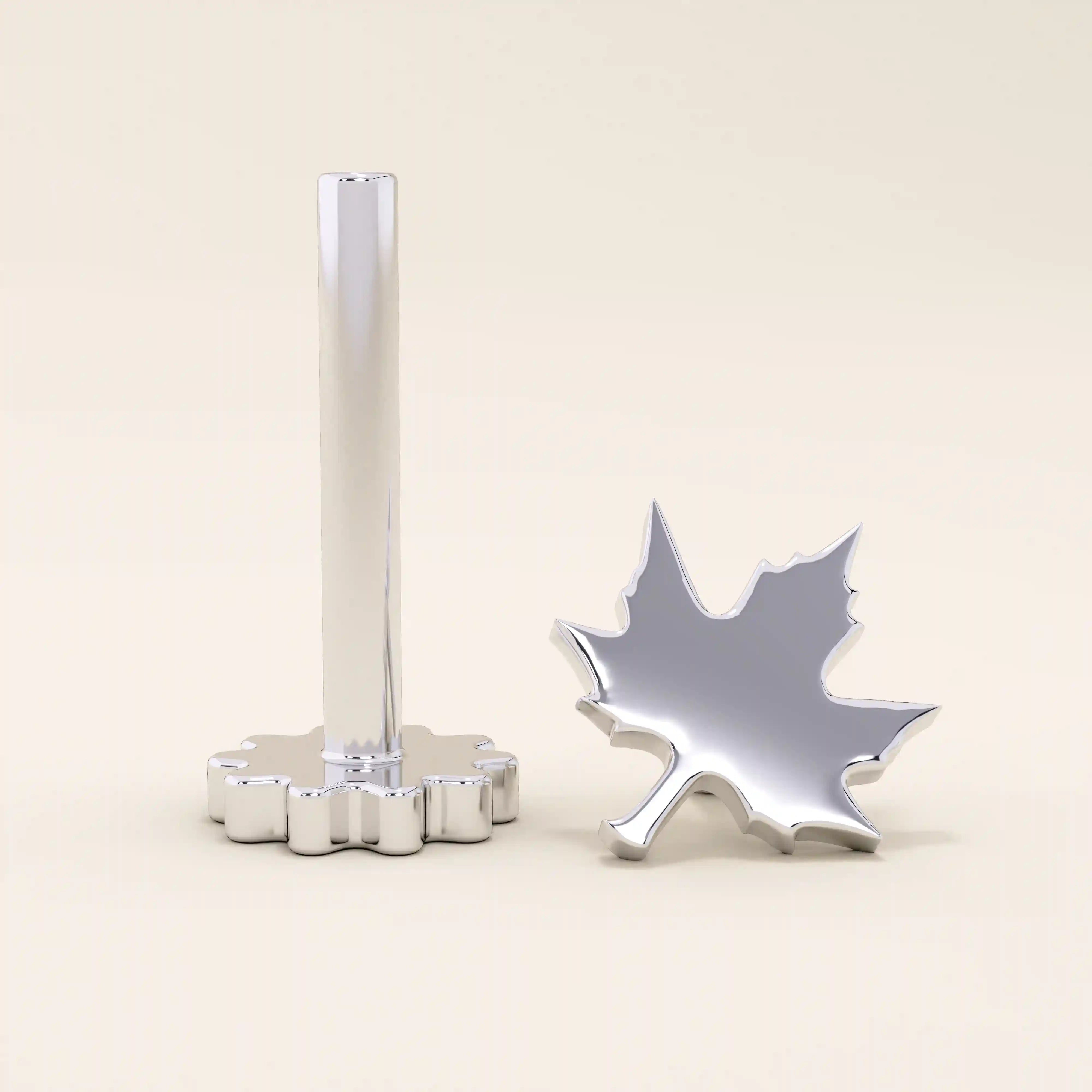 MAPLE LEAF PIERCING IN 14K SOLID GOLD