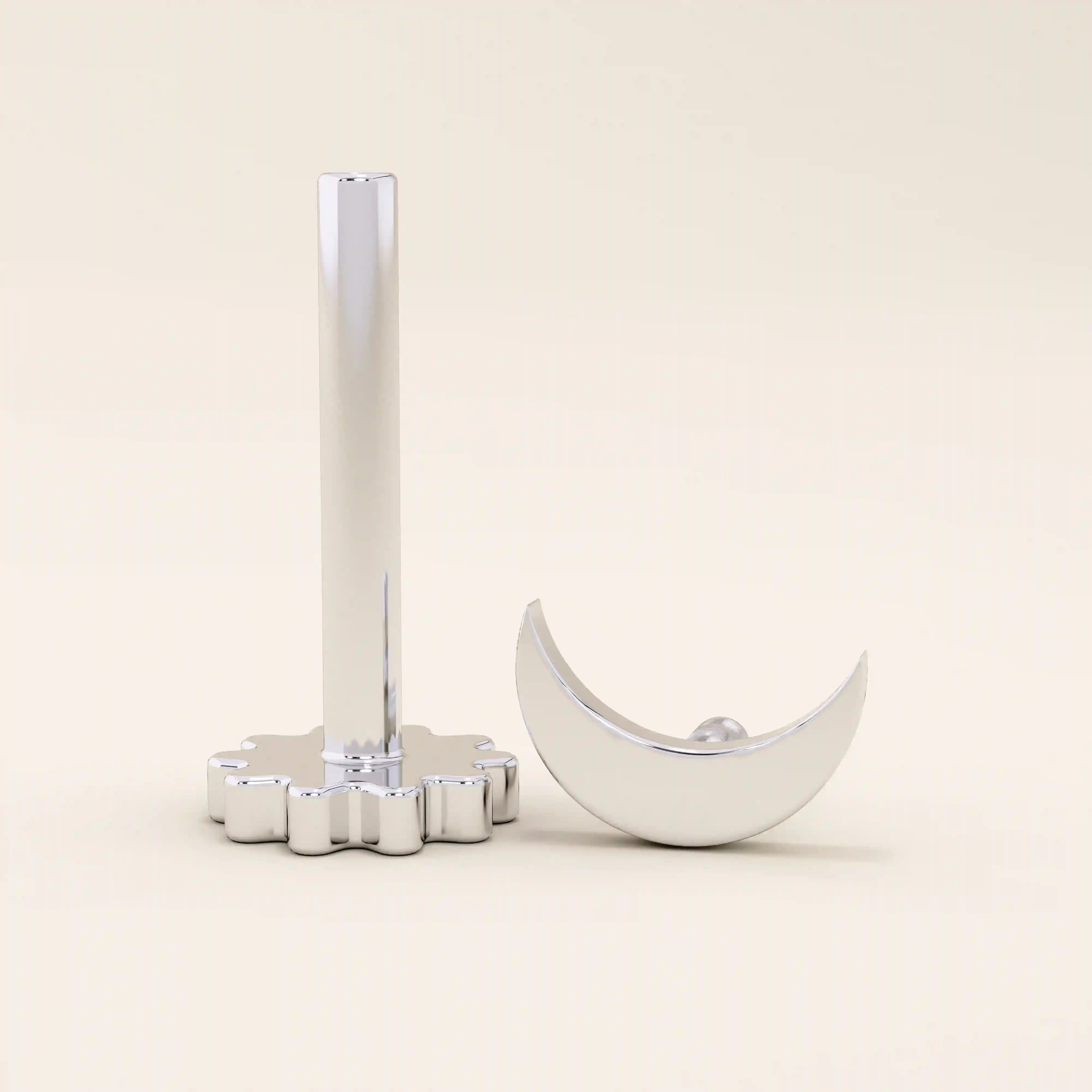 CRESCENT MOON PIERCING IN 14K SOLID GOLD