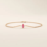 14k Solid gold  1 2 3 4 5 oval cut birthstone personalized custom family bracelet for women