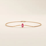 14k Solid gold 1 2 3 4 5 oval cut birthstone personalized custom family bracelet for women