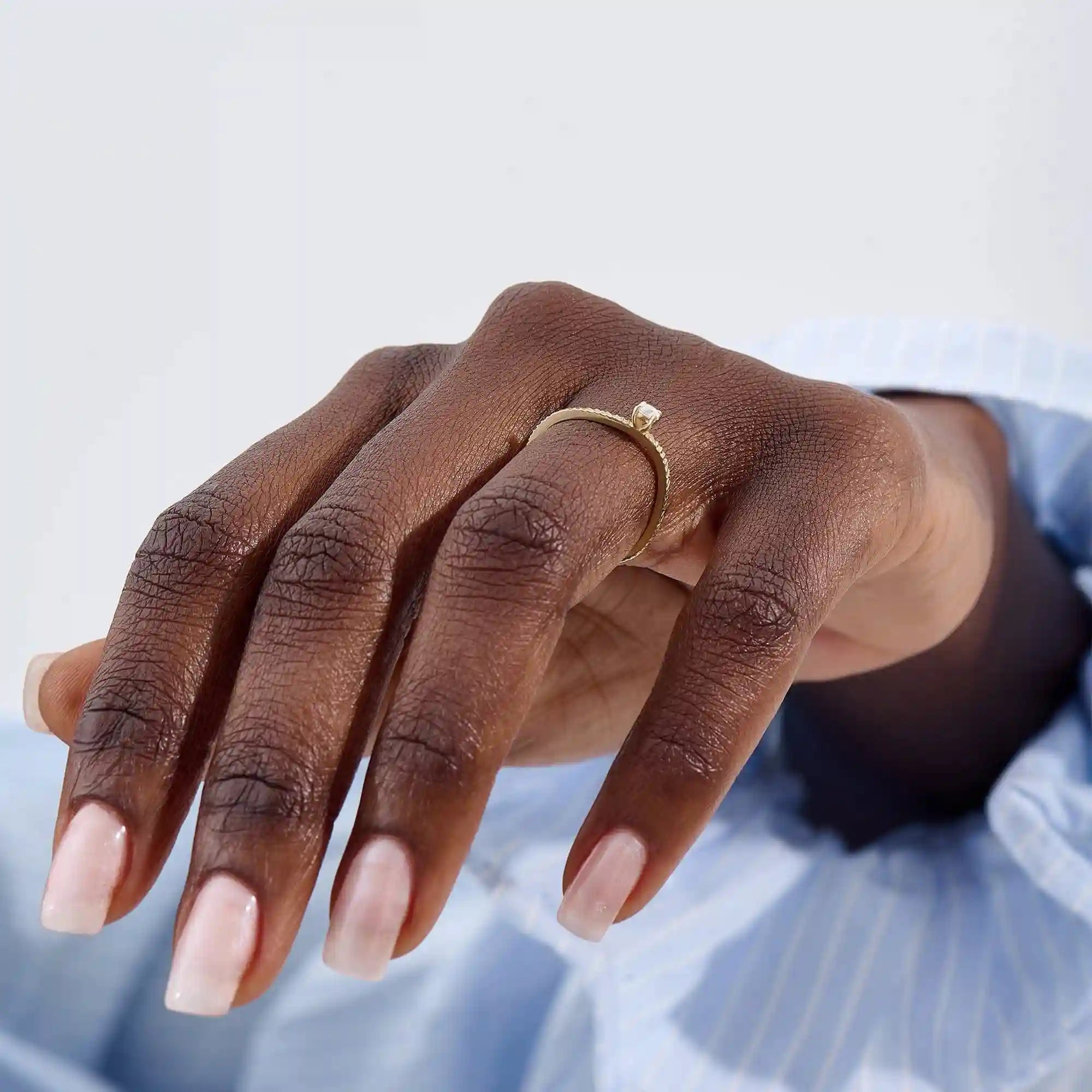 Moissanite Promise Ring for Women - BRENNMORE