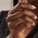 vintage milgrain design lab grown red garnet solitaire engagement ring in 14k solid gold for women