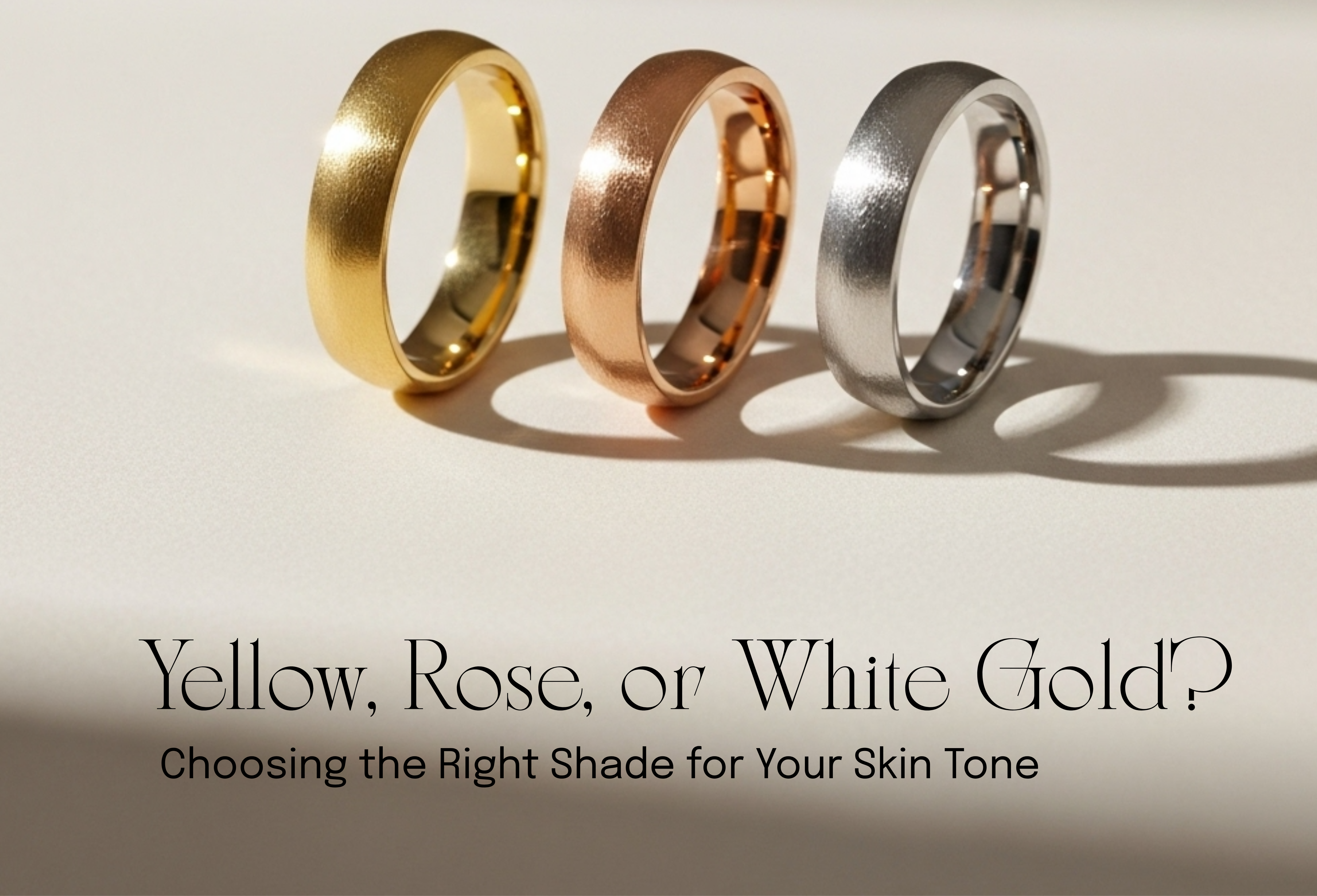 What Colour Gold Suits Your Skin Tone? A Guide to Yellow, Rose & White Gold
