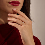 Emerald Cut Lab Diamond Engagement Ring