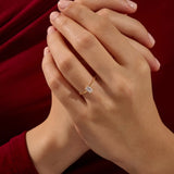 Emerald Cut Lab Diamond Engagement Ring