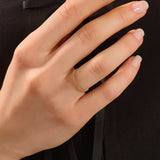 14k Solid Gold Crown Stacking Ring
