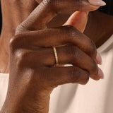 14K Solid Gold Wheat Wedding Band