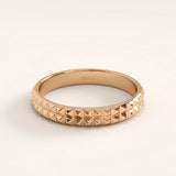 14k Gold Square Band Vermeil Ring