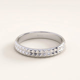 14k Gold Square Band Vermeil Ring