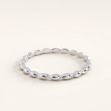 14k Gold Tiny Dome Vermeil Ring