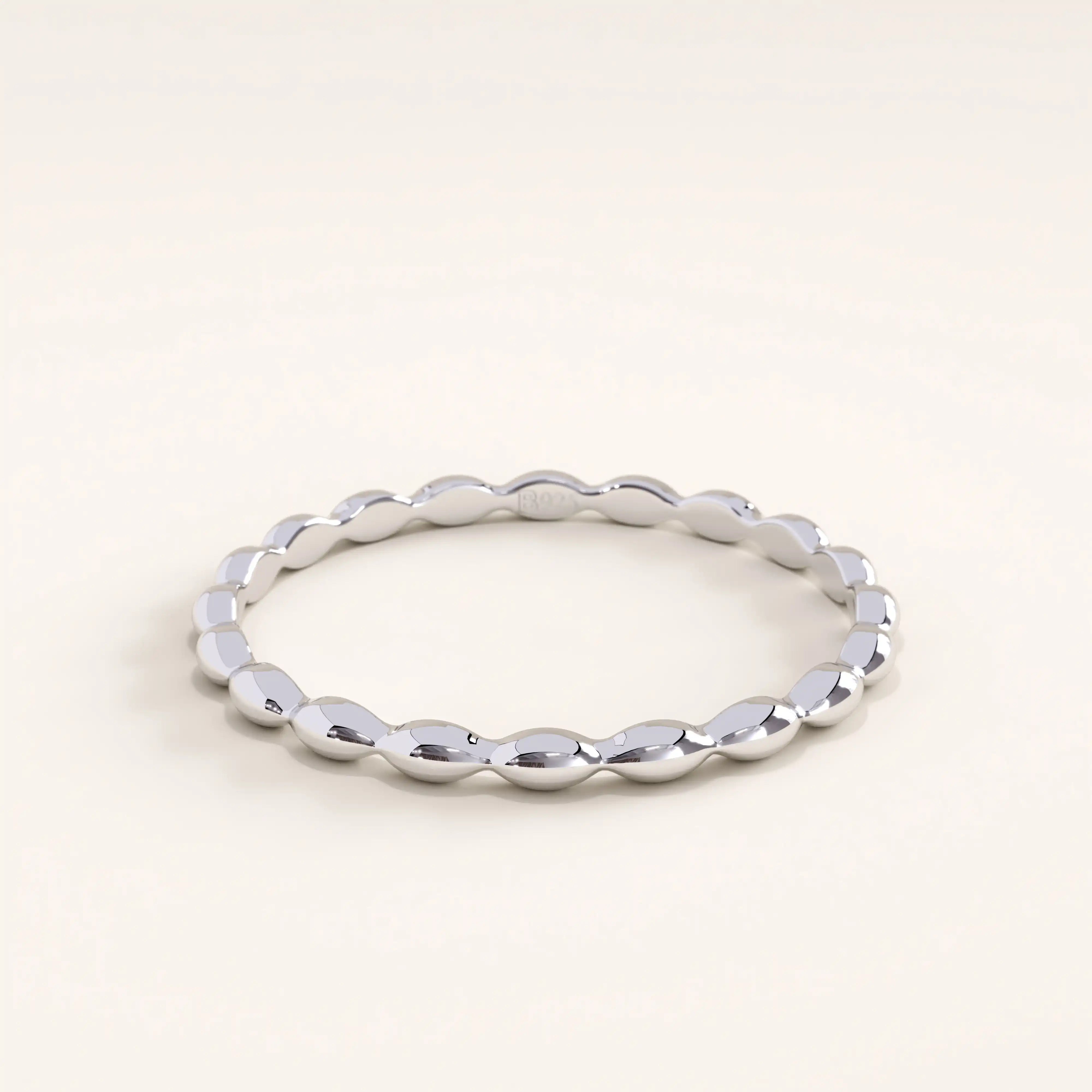 14k Gold Tiny Dome Vermeil Ring