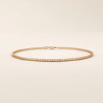 14k rose gold bracelet with a dainty wheat chain style, warm and sophisticated.
