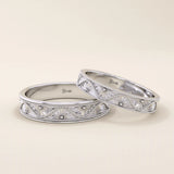 14K solid gold Flower Pattern alliance Band is the perfect unisex option as a wedding band14K solid gold Flower Pattern alliance Band is the perfect unisex option as a wedding band