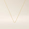 14k solid gold lip chain necklace with a soft curved link design. A unique and modern gold chain. Great for layering or wearing every day.