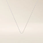 14k solid gold lip chain necklace with a soft curved link design. A unique and modern gold chain. Great for layering or wearing every day.