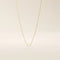 14k solid yellow gold mariner chain necklace featuring flat, polished interlocking links with signature bar accents, offering a classic yet refined nautical-inspired design.
