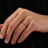 14k Solid Gold Lab Diamond Pinky Ring