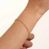 Gold Rolo Chain Bracelet
