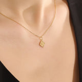 Unique Gold Motif Necklace