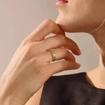 14K SOLID GOLD FLUSH SET 5 MOISSANITE STONE ALLIANCE WEDDING BAND