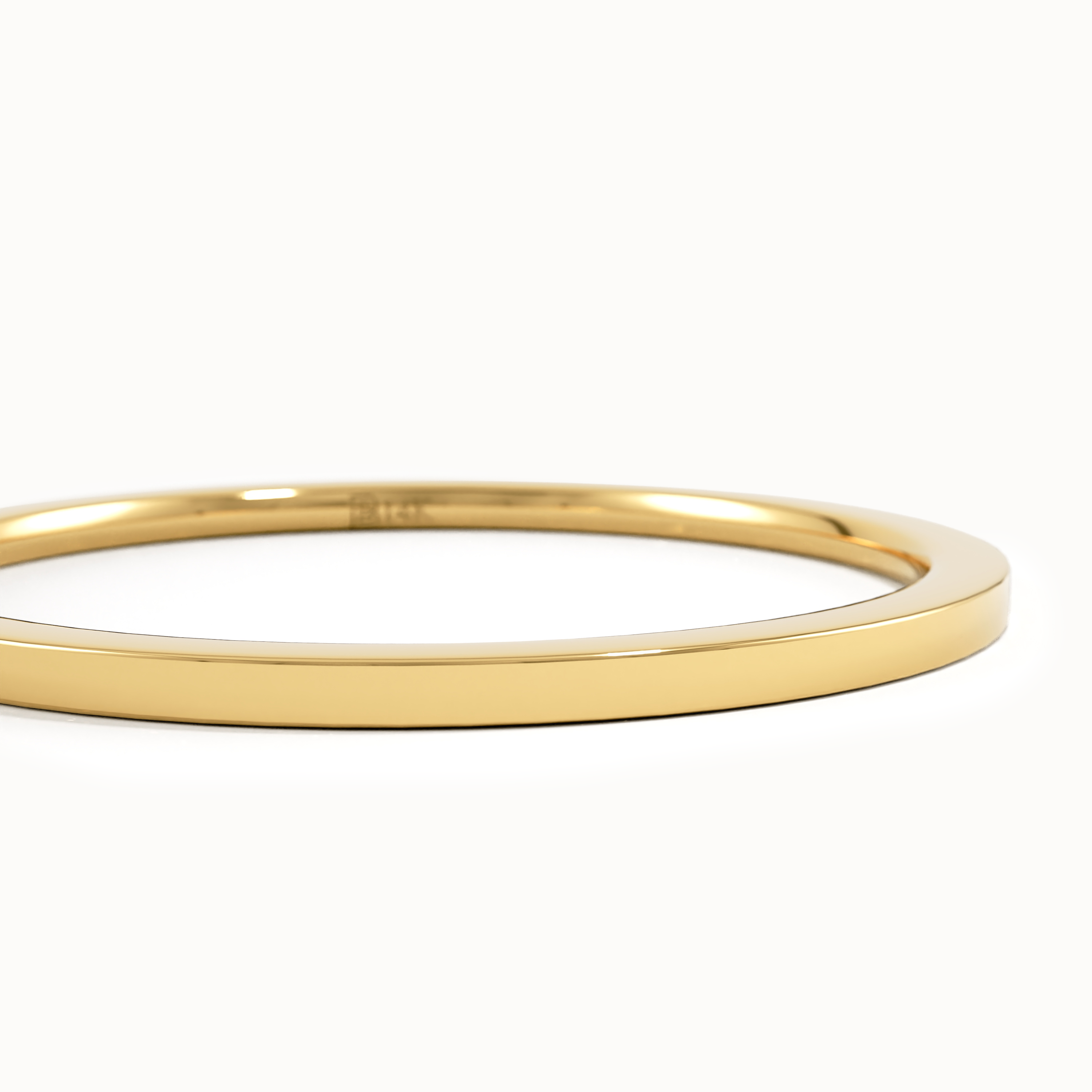 14K Solid Gold Simple Stacking Ring - BRENNMORE 