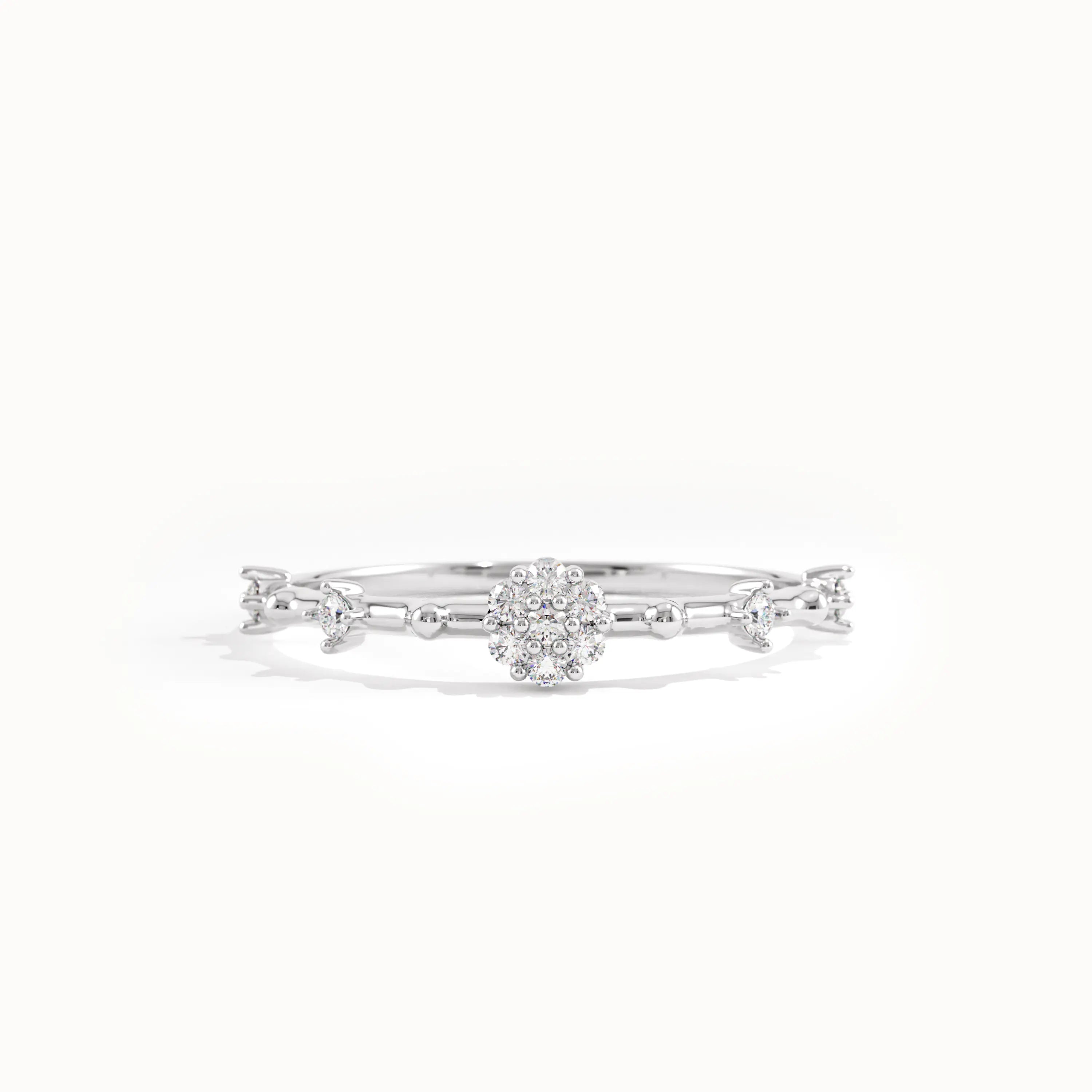 Lab Diamond Pinky Ring for Women