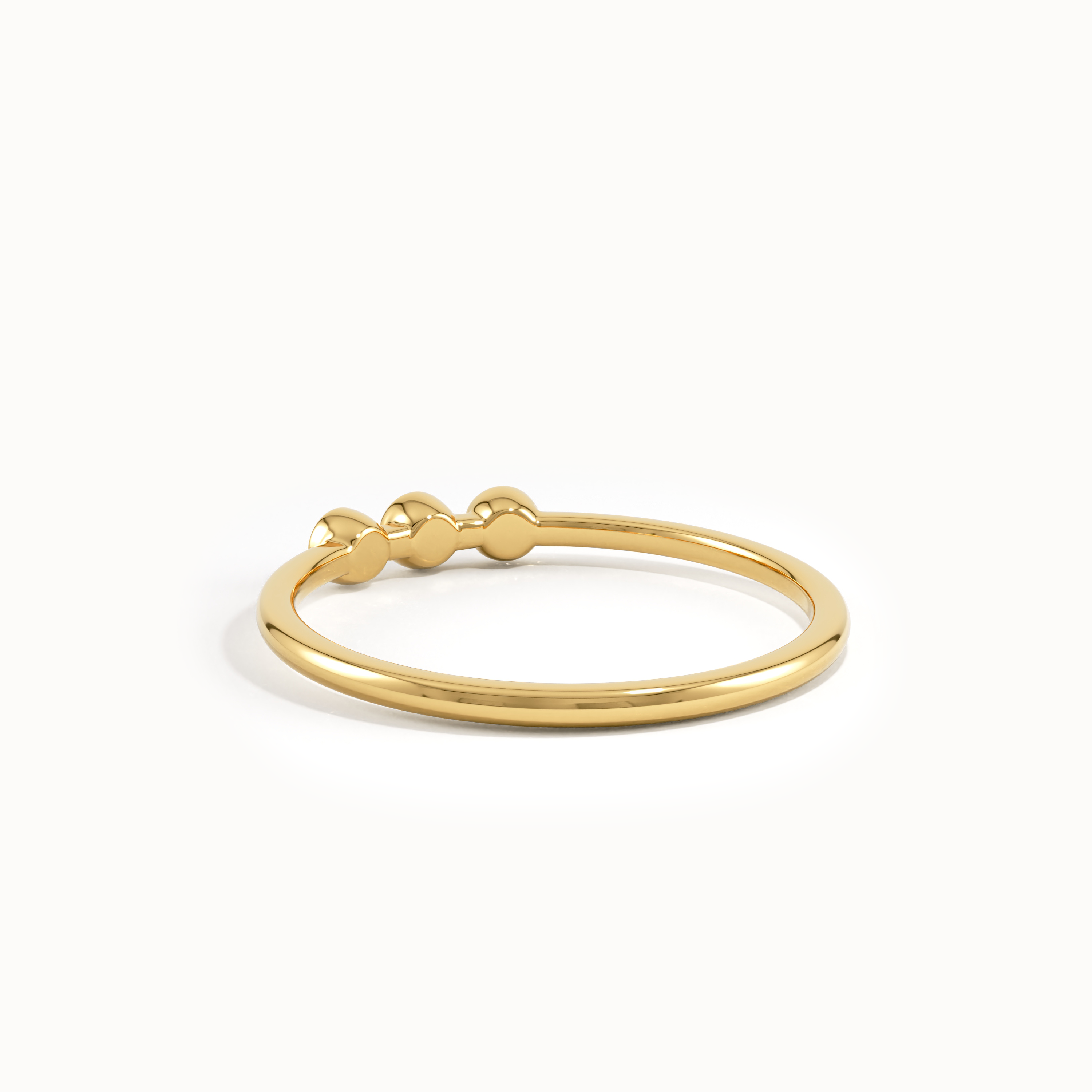 Bezel Lab Diamond Stackable Ring - BRENNMORE