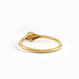 Pave Lab Diamond Pinky Ring for Women - BRENNMORE 