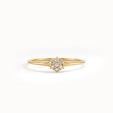 Minimalist Lab Diamond Pinky Ring - BRENNMORE