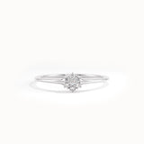 Minimalist Lab Diamond Pinky Ring - BRENNMORE