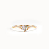 Minimalist Lab Diamond Pinky Ring - BRENNMORE
